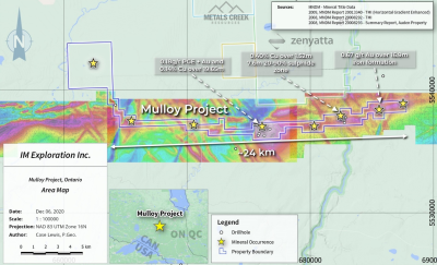 IM Exploration Expands Mulloy Project