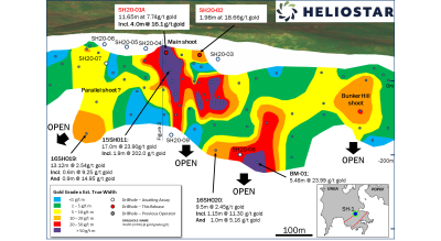Heliostar Drills 16.1 g/t Gold over 4 Metres within 7.74 g/t Gold over 11.65 Metres at the Unga Project, Alaska