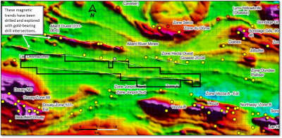 Frontline Receives High Resolution Heli-Borne Magnetic Survey Results on its Route 109 Project, Quebec