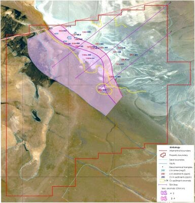 Lithium Chile's Laguna Blanca Lithium-Cesium Anomaly Doubles in Size with High Grades Up To 1,450 mg/l Lithium and 698 ppm Cesium