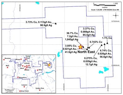 Volatus Capital Corp. Identifies High Grade Copper and Gold Targets on the JD Copper-Gold Project, Toodoggone District, BC