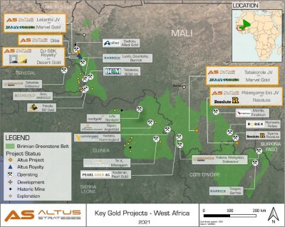 Gold Resource Exceeds One Million Ounces at Tabakorole in Southern Mali