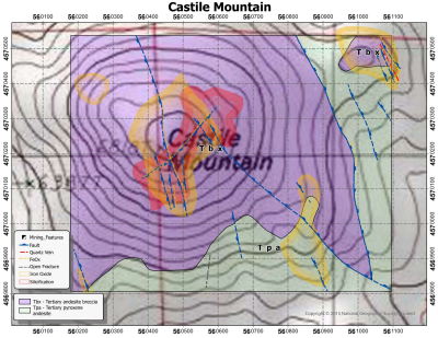 Crestview Exploration Announces Updates to Surface Sampling and Mapping at the Castile Mountain Gold Prospect in Tuscarora, NV
