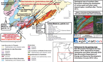 AFR Acquires Interest in Major New Gold Discovery Areas in New Brunswick, Canada