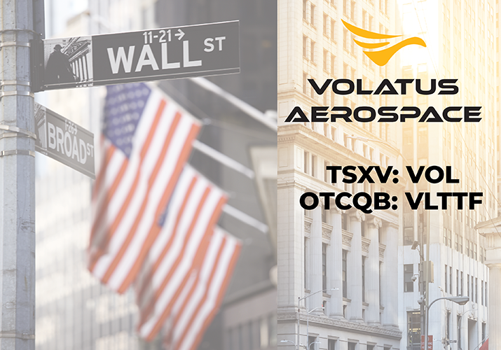 Volatus Aerospace Announces Successful Qualification for the US OTCQB Venture Market