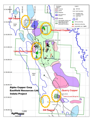 Indata Copper-Gold Project Budget Increased to $1,000,000