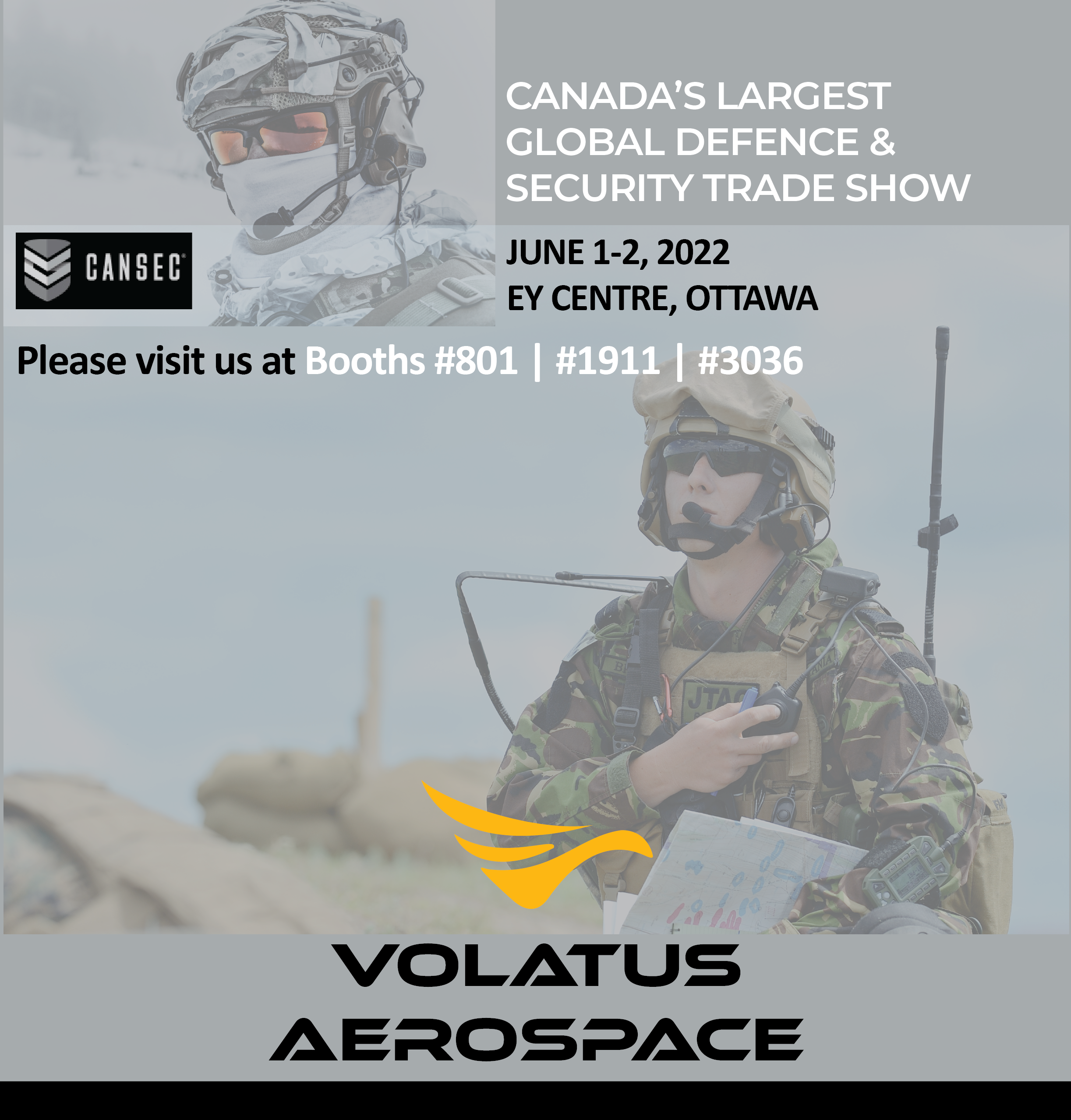 Global Affairs Canada Arranges High Level Meetings for Volatus at CANSEC 2022