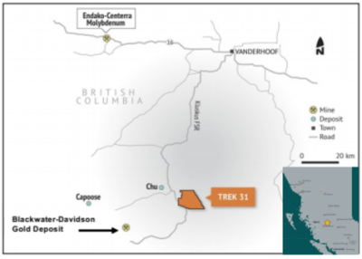 Pacific Imperial Begins Exploration on Drill Permitted TREK 31 Gold Project