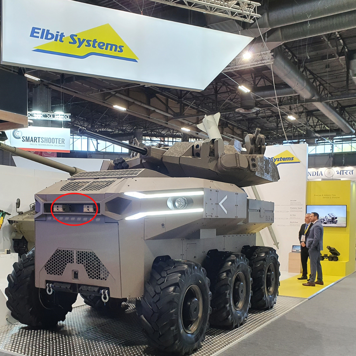 Elbit to Reveal Unmanned Robotic Combat Vehicle Integrated with Foresight’s QuadSight® Technology