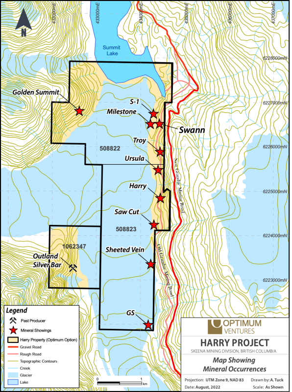 More Mineralized Zones Discovered on Teuton’s Harry Property, Golden Triangle, BC