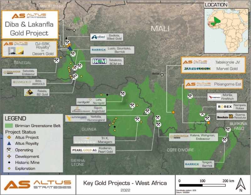 Significant Growth in Gold Resource at Diba & Lakanfla Project, Western Mali; Updated PEA Delivers US$150 Million (After-Tax) Net Present Value