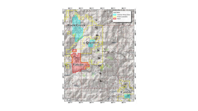 Crestview Exploration Options to Purchase the Falcon Project in Elko County, Nevada