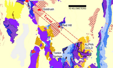 Sitka Expands Extent of Gold Mineralization in Strong Carlin-Type Alteration to 2.5 Km at the Alpha Gold Project, Nevada