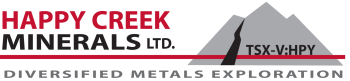 Happy Creek Minerals Ltd. Correction to Finder’s Fee for Private Placement Financing