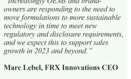 FRX Innovations Reports Q1 2023 Financial Results:  Improving Results Despite Challenging Year in Chemical Sector