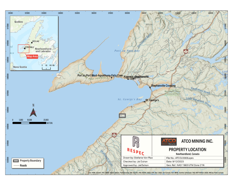 Atco Mining Unveils 3D Geology Model of its Flat Bay Salt Project in Southwestern Newfoundland