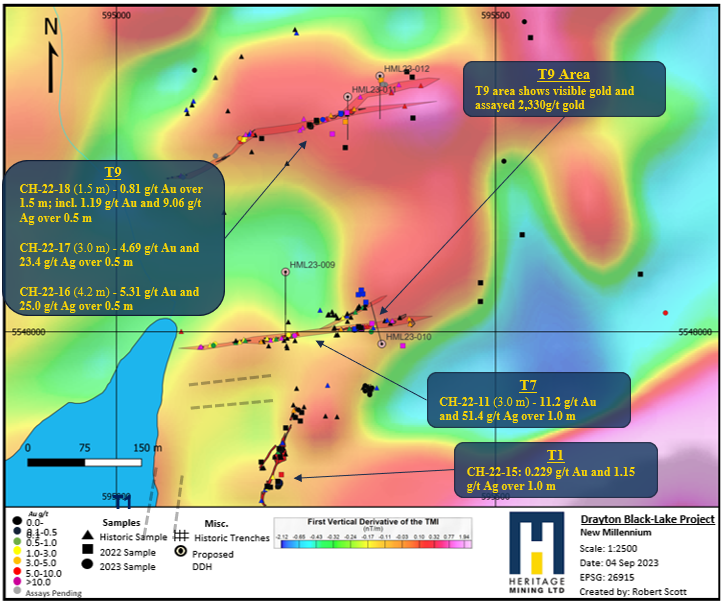 Amended: Heritage Mining – New Millennium  Drilling Mobilization and  Corporate update