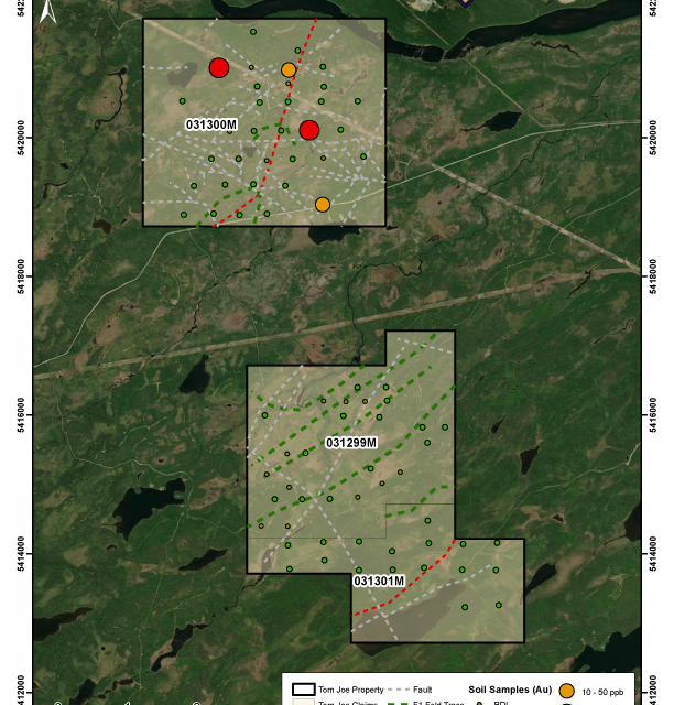 Sorrento Resources Receives Analytical Results for Tom Joe Property