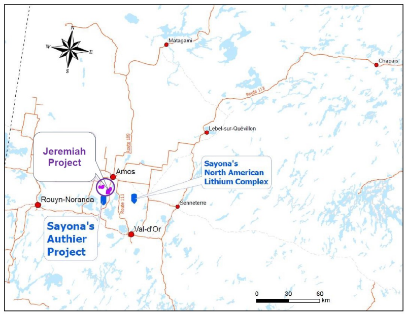 Stria Lithium announces the acquisition of twelve mineral claims within the lithium rich Abitibi region of Quebec coined Project Jeremiah