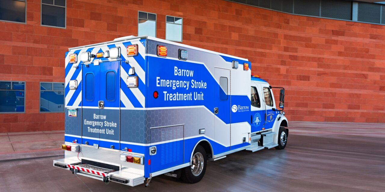 New clot-busting medication simplified stroke treatment in specialized ambulance