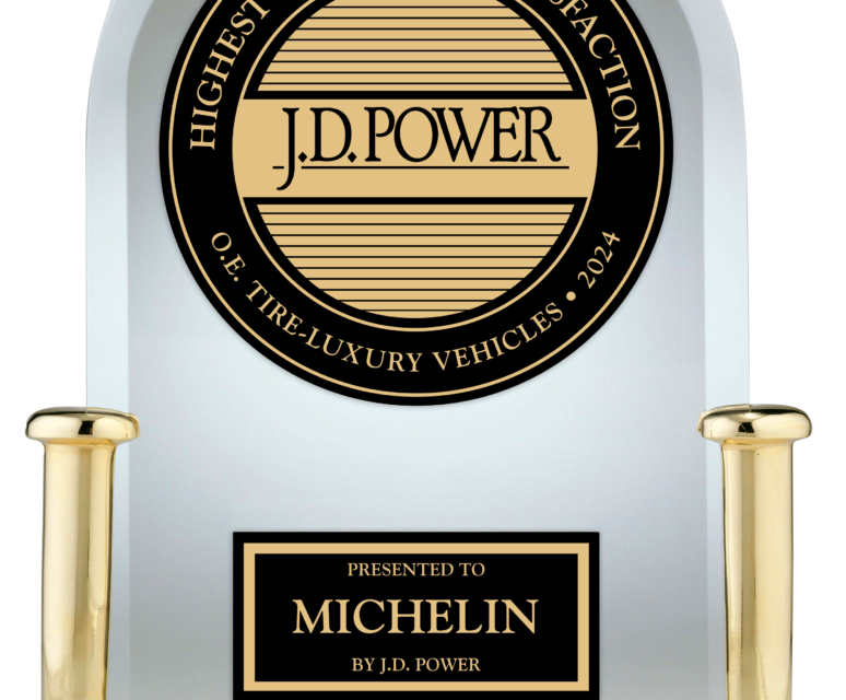 Michelin Surpasses 100 J.D. Power Awards With 2024 Rankings, More Than All Other Tire Manufacturers Combined