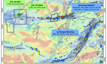 Atco Mining Intersects Anomalous Radioactivity, Prospective Structure and Alteration in Multiple Drill Holes at Atlantic Project; Concludes Inaugurul Drill Program; Closes Final Tranche of Private Placement