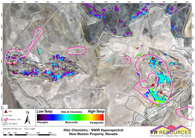 New Cutting-Edge Airborne Hyperspectral Data Confirms Target for Core of Porphyry Copper-Moly System at New Boston; Drill Program Mobilizes