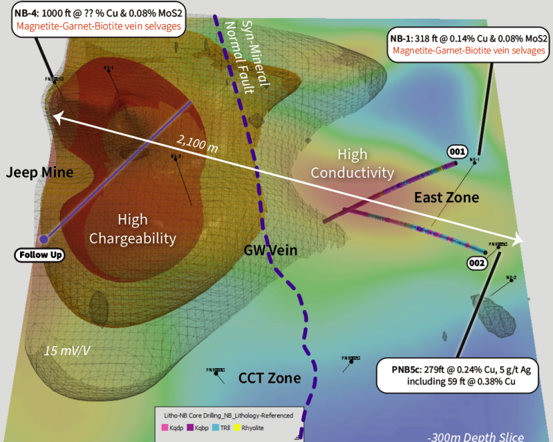 VR Resources Reports Copper-Moly-Silver Intervals Within Continuous Mineralization Over 601 and 709 Metre Intersections at New Boston