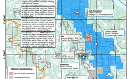 Northern Lights Acquires the Horetzky Copper Project Located in the Babine Porphyry Copper Belt